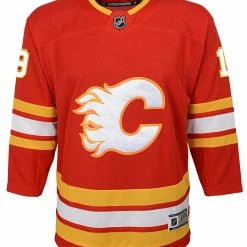 Outerstuff MATTHEW TKACHUK CALGARY FLAMES JUNIOR PREMIER THIRD JERSEY