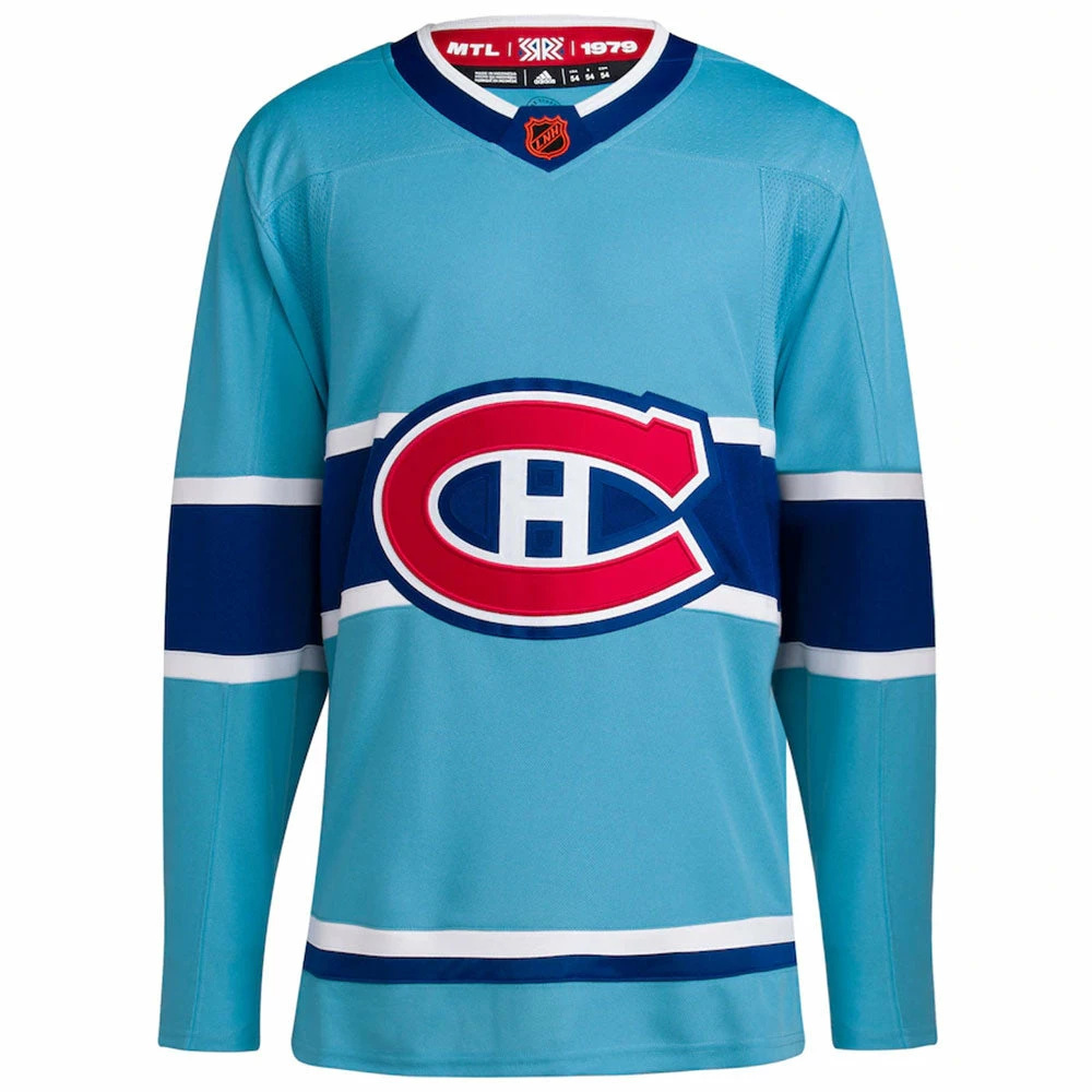 MONTREAL CANADIENS ADIDAS ADIZERO PRIMEGREEN AUTHENTIC REVERSE RETRO 2.0 JERSEY 1 MONTREAL CANADIENS ADIDAS ADIZERO PRIMEGREEN AUTHENTIC REVERSE RETRO 2.0 JERSEY