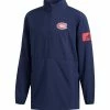 MONTREAL CANADIENS ADIDAS MEN'S GAME MODE 1/4 ZIP TOP