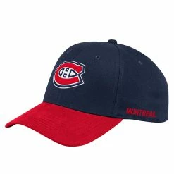 MONTREAL CANADIENS ADIDAS MEN'S STRUCTURED FLEX LEFT CITY HAT