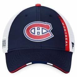 Front Page -Atlantic Division Shop MONTREAL CANADIENS FANATICS AUTHENTIC PRO 2022 NHL DRAFT STRUCTURED TRUCKER HAT TWO