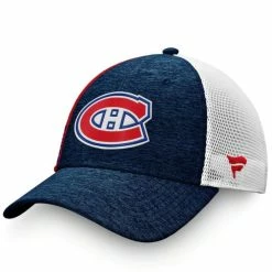 MONTREAL CANADIENS FANATICS MEN'S AUTHENTIC PRO LOCKER ROOM STRUCTURED ADJUSTABLE MESH HAT