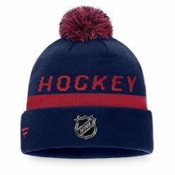Front Page -Atlantic Division Shop MONTREAL CANADIENS FANATICS MEN S AUTHENTIC PRO LOCKER ROOM BEANIE CUFF POM TOQUE BACK