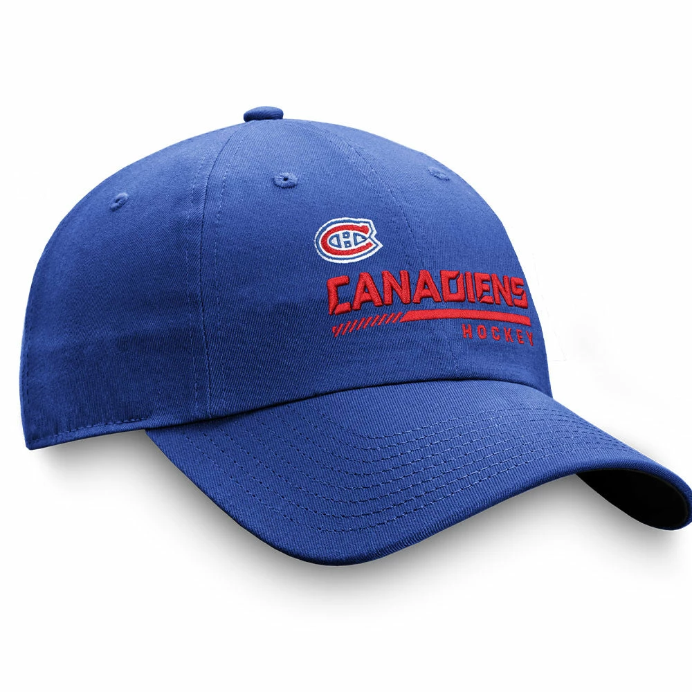 MONTREAL CANADIENS FANATICS MEN'S AUTHENTIC PRO LOCKER ROOM UNSTRUCTURED ADJUSTABLE HAT 3 MONTREAL CANADIENS FANATICS MEN'S AUTHENTIC PRO LOCKER ROOM UNSTRUCTURED ADJUSTABLE HAT - Image 3
