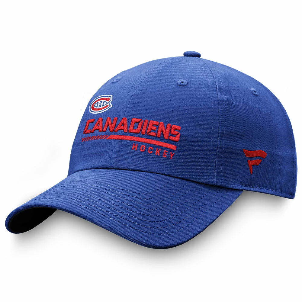 MONTREAL CANADIENS FANATICS MEN'S AUTHENTIC PRO LOCKER ROOM UNSTRUCTURED ADJUSTABLE HAT 1 MONTREAL CANADIENS FANATICS MEN'S AUTHENTIC PRO LOCKER ROOM UNSTRUCTURED ADJUSTABLE HAT