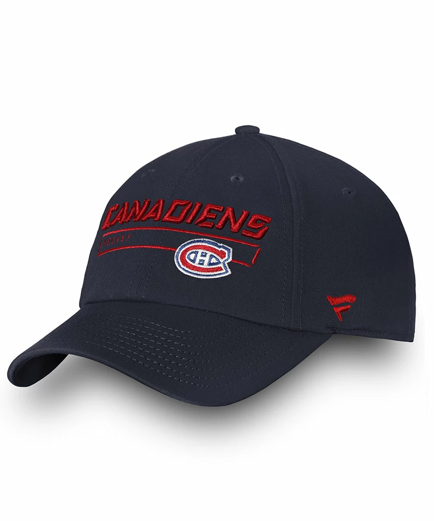 MONTREAL CANADIENS FANATICS MEN'S RINKSIDE FUNDAMENTAL ADJUSTABLE HAT 1 MONTREAL CANADIENS FANATICS MEN'S RINKSIDE FUNDAMENTAL ADJUSTABLE HAT