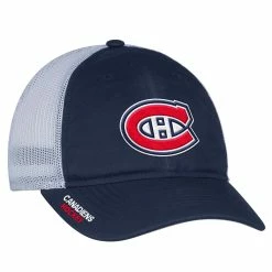 MONTREAL CANADIENS ADIDAS MESHBACK SLOUCH FLEX HAT