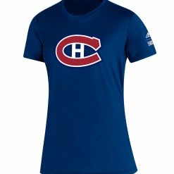 MONTREAL CANADIENS ADIDAS ADULT REVERSE RETRO AMPLIFIER T SHIRT