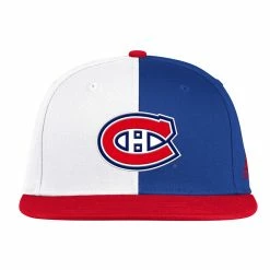 MONTREAL CANADIENS ADIDAS ADULT REVERSE RETRO FLAT BRIM SNAPBACK HAT