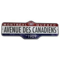 THE SPORTS VAULT MONTREAL CANADIENS STANDARD STREET SIGN