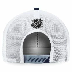 NASHVILLE PREDATORS FANATICS AUTHENTIC PRO 2022 NHL DRAFT STRUCTURED TRUCKER HAT -Atlantic Division Shop NASHVILLE PREDATORS FANATICS AUTHENTIC PRO 2022 NHL DRAFT STRUCTURED TRUCKER HAT THREE