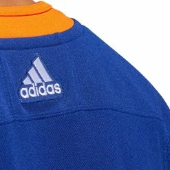 NEW YORK ISLANDERS ADIDAS ADIZERO PRIMEGREEN AUTHENTIC BLUE HOME JERSEY 9 NEW YORK ISLANDERS ADIDAS ADIZERO PRIMEGREEN AUTHENTIC BLUE HOME JERSEY -Atlantic Division Shop NEW YORK ISLANDERS ADIDAS ADIZERO PRIMEGREEN AUTHENTIC BLUEHOME JERSEY COLLAR