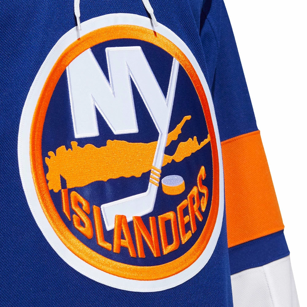 NEW YORK ISLANDERS ADIDAS ADIZERO PRIMEGREEN AUTHENTIC BLUE HOME JERSEY 4 NEW YORK ISLANDERS ADIDAS ADIZERO PRIMEGREEN AUTHENTIC BLUE HOME JERSEY - Image 4