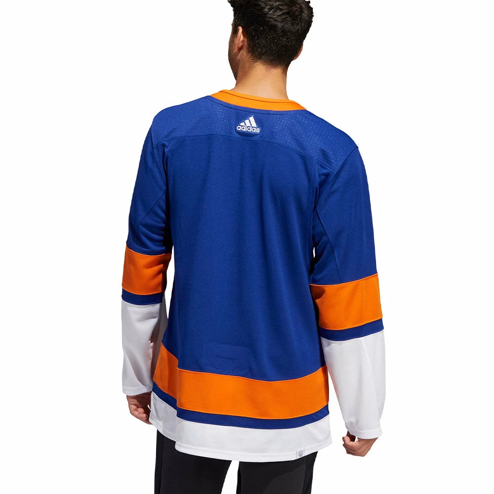 NEW YORK ISLANDERS ADIDAS ADIZERO PRIMEGREEN AUTHENTIC BLUE HOME JERSEY 3 NEW YORK ISLANDERS ADIDAS ADIZERO PRIMEGREEN AUTHENTIC BLUE HOME JERSEY - Image 3