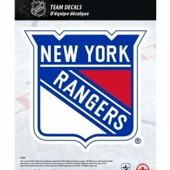 Mustang NEW YORK RANGERS 5" X 7" NHL TEAM DECAL