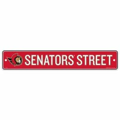 Mustang OTTAWA SENATORS STREET SIGN 4X23
