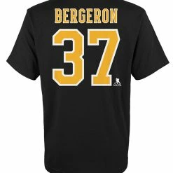 Outerstuff PATRICE BERGERON BOSTON BRUINS YOUTH NAME AND NUMBER T SHIRT