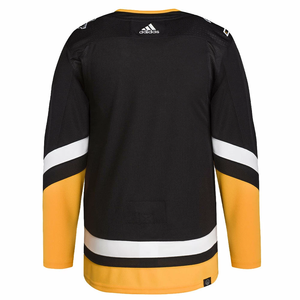 PITTSBURGH PENGUINS ADIDAS ADIZERO PRIMEGREEN AUTHENTIC BLACK THIRD JERSEY 2 PITTSBURGH PENGUINS ADIDAS ADIZERO PRIMEGREEN AUTHENTIC BLACK THIRD JERSEY - Image 2