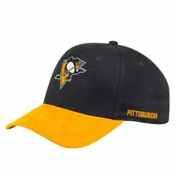 PITTSBURGH PENGUINS ADIDAS MEN'S STRUCTURED FLEX LEFT CITY HAT