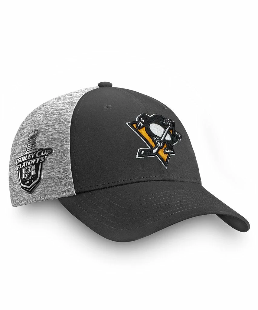 PITTSBURGH PENGUINS FANATICS MEN'S 2019 NHL STANLEY CUP STRUCTURED STRETCH HAT 2 PITTSBURGH PENGUINS FANATICS MEN'S 2019 NHL STANLEY CUP STRUCTURED STRETCH HAT - Image 2