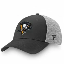 PITTSBURGH PENGUINS FANATICS MEN'S 2019 NHL STANLEY CUP STRUCTURED STRETCH HAT