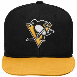 Outer Stuff PITTSBURGH PENGUINS KIDS 2 TONE FLATBRIM SNAPBACK HAT