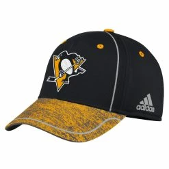 PITTSBURGH PENGUINS ADIDAS MEN'S 2018 NHL STRUCTURED DRAFT HAT