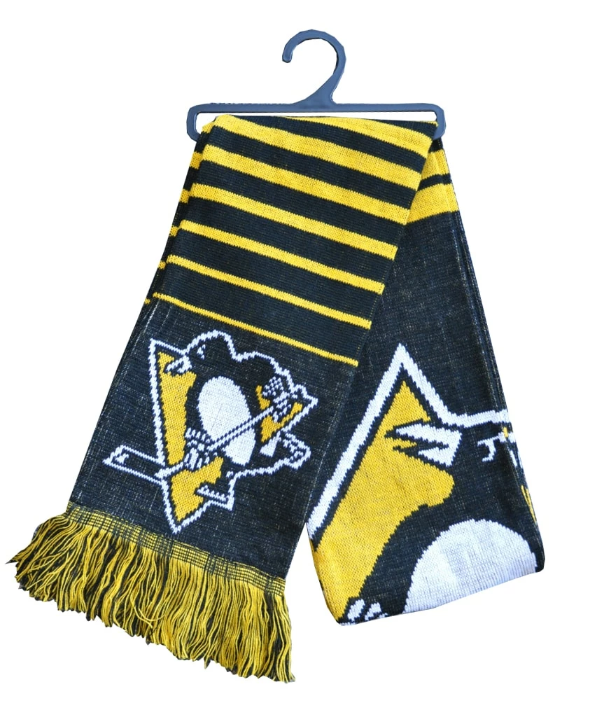 KDI PITTSBURGH PENGUINS BIG LOGO SCARF 1 KDI PITTSBURGH PENGUINS BIG LOGO SCARF