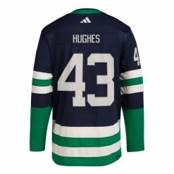 QUINN HUGES VANCOUVER CANUCKS ADIDAS ADIZERO PRIMEGREEN AUTHENTIC REVERSE RETRO 2.0 JERSEY