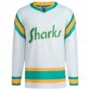 SAN JOSE SHARKS ADIDAS ADIZERO PRIMEGREEN AUTHENTIC REVERSE RETRO 2.0 JERSEY