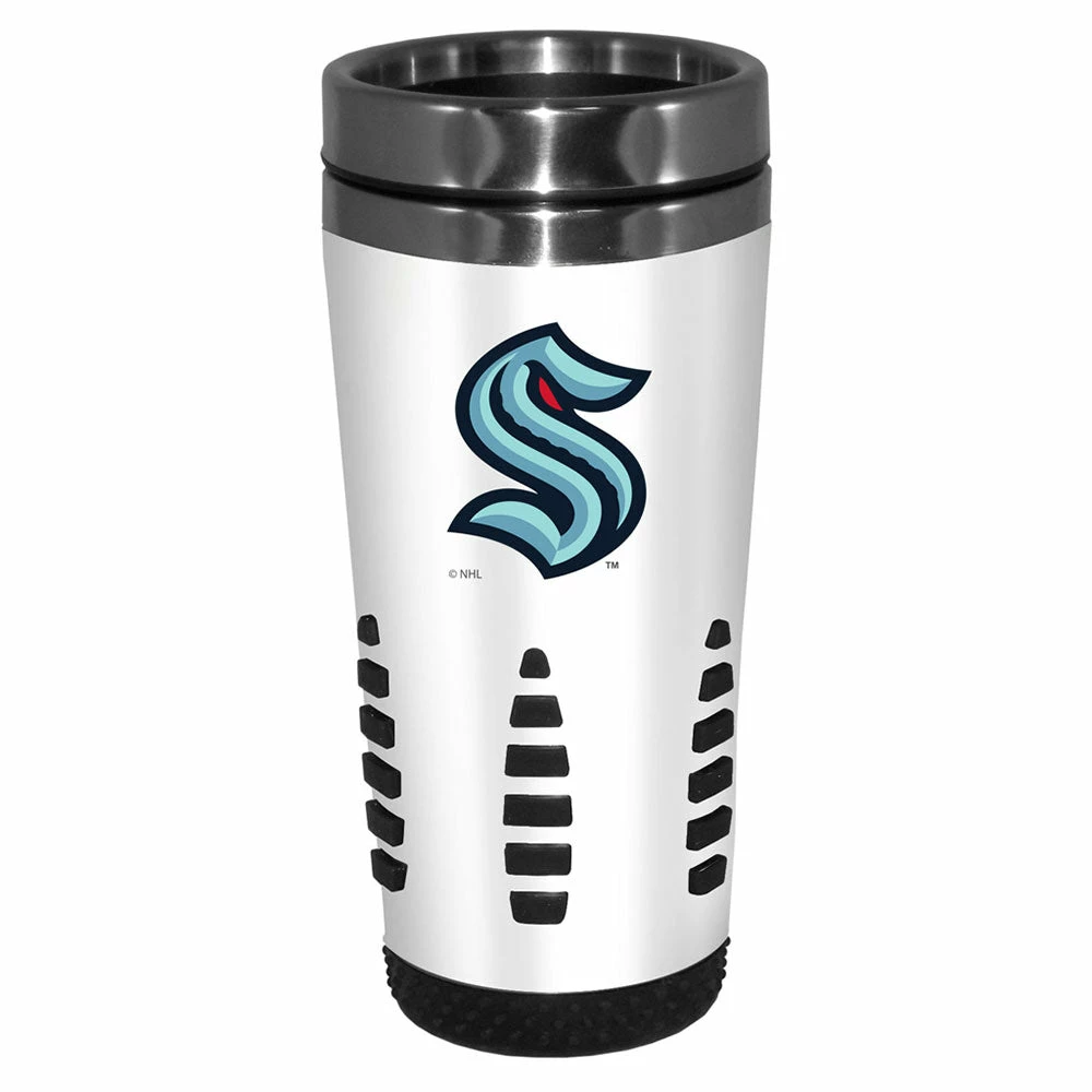 Mustang SEATTLE KRAKEN 16OZ HUNTSVILLE TRAVEL MUG - WHITE 1 Mustang SEATTLE KRAKEN 16OZ HUNTSVILLE TRAVEL MUG - WHITE