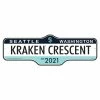 Mustang SEATTLE KRAKEN DELUXE STREET SIGN 8X23