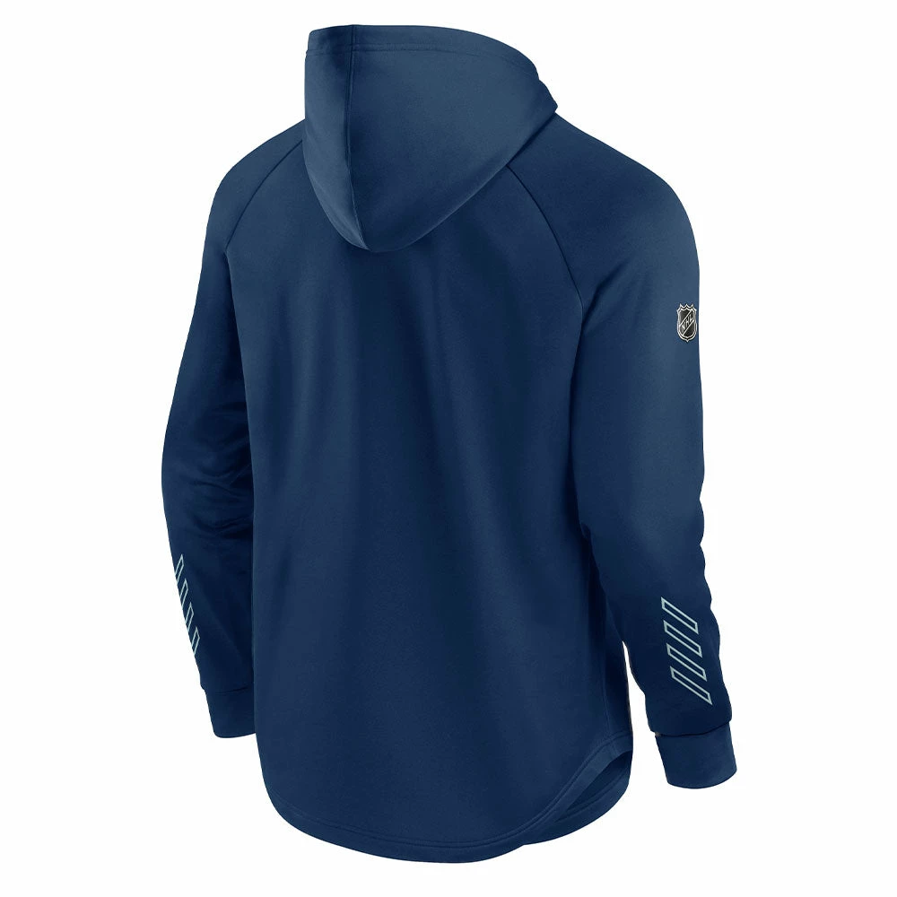 SEATTLE KRAKEN FANATICS MEN'S AUTHENTIC PRO LOCKER ROOM PULLOVER HOODIE 2 SEATTLE KRAKEN FANATICS MEN'S AUTHENTIC PRO LOCKER ROOM PULLOVER HOODIE - Image 2