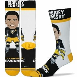 NSSI SIDNEY CROSBY PITTSBURGH PENGUINS ADULT SIGNING BONUS PLAYER SOCKS