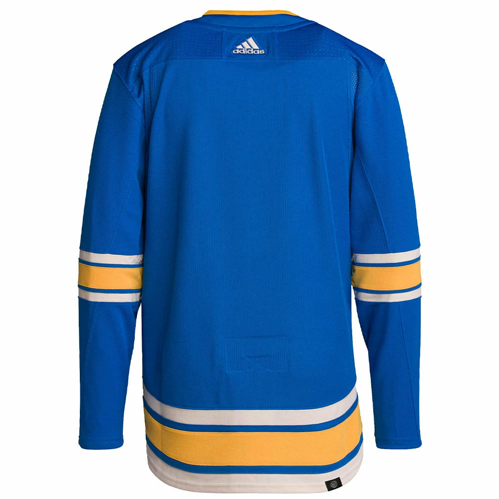 ST. LOUIS BLUES ADIDAS ADIZERO PRIMEGREEN AUTHENTIC BLUE THIRD JERSEY 2 ST. LOUIS BLUES ADIDAS ADIZERO PRIMEGREEN AUTHENTIC BLUE THIRD JERSEY - Image 2