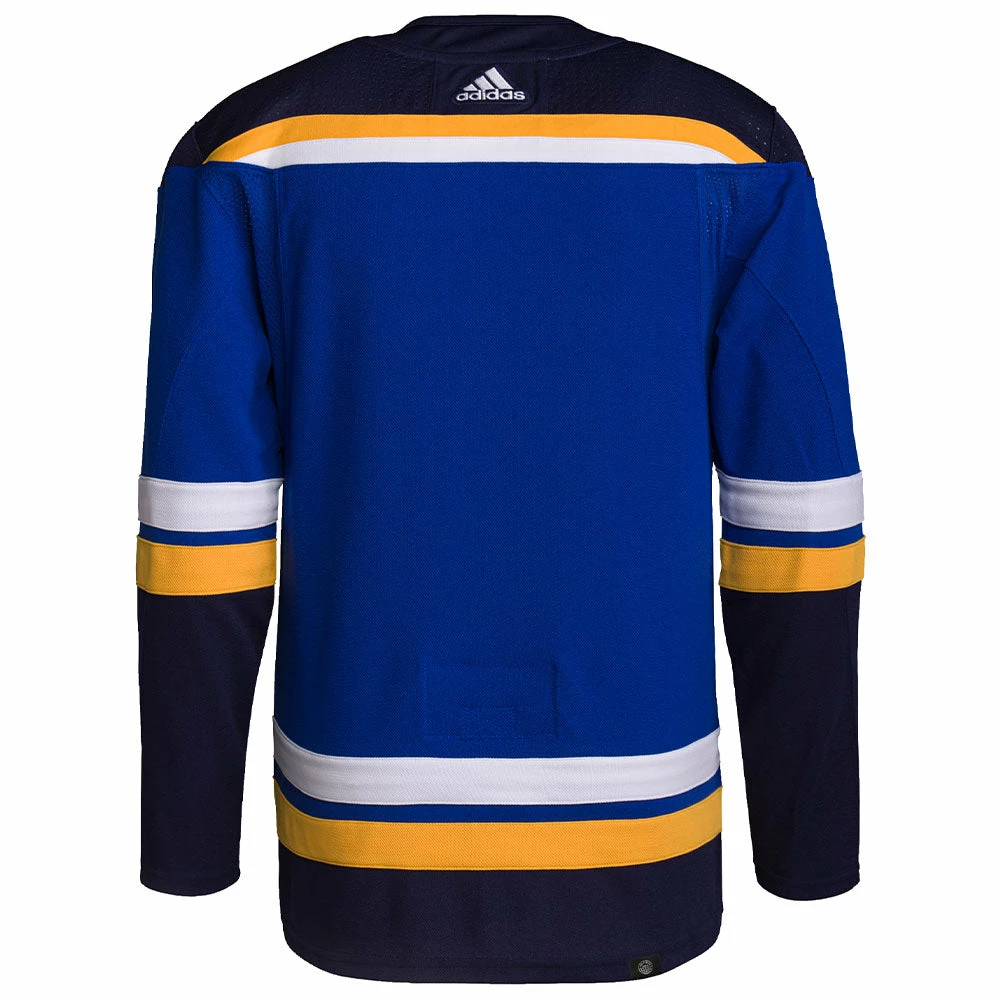 ST. LOUIS BLUES ADIDAS ADIZERO PRIMEGREEN AUTHENTIC BLUE HOME JERSEY 2 ST. LOUIS BLUES ADIDAS ADIZERO PRIMEGREEN AUTHENTIC BLUE HOME JERSEY - Image 2