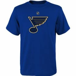 Outer Stuff ST. LOUIS BLUES KID'S PRIMARY LOGO T SHIRT