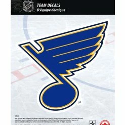 Mustang ST. LOUIS BLUES 5" X 7" NHL TEAM DECAL