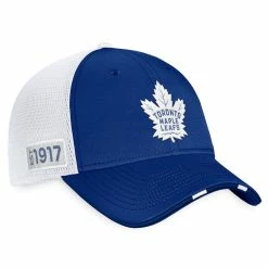TORONTO MAPLE LEAFS FANATICS AUTHENTIC PRO 2022 NHL DRAFT STRUCTURED TRUCKER HAT -Atlantic Division Shop TORONTO MAPLE LEAFS FANATICS AUTHENTIC PRO 2022 NHL DRAFT STRUCTURED TRUCKER HAT ONE