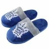 KDI TORONTO MAPLE LEAFS KIDS BIG LOGO SLIPPERS