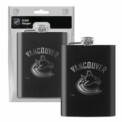 Mustang VANCOUVER CANUCKS 8OZ FLASK - LASER ETCH