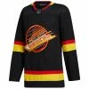 VANCOUVER CANCUKS ADIDAS ADIZERO PRIMEGREEN AUTHENTIC BLACK HERITAGE JERSEY