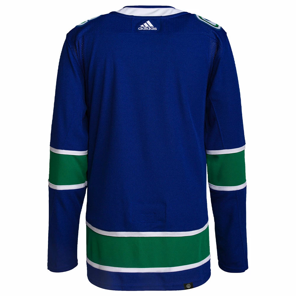 VANCOUVER CANUCKS ADIDAS ADIZERO PRIMEGREEN AUTHENTIC BLUE HOME JERSEY 2 VANCOUVER CANUCKS ADIDAS ADIZERO PRIMEGREEN AUTHENTIC BLUE HOME JERSEY - Image 2