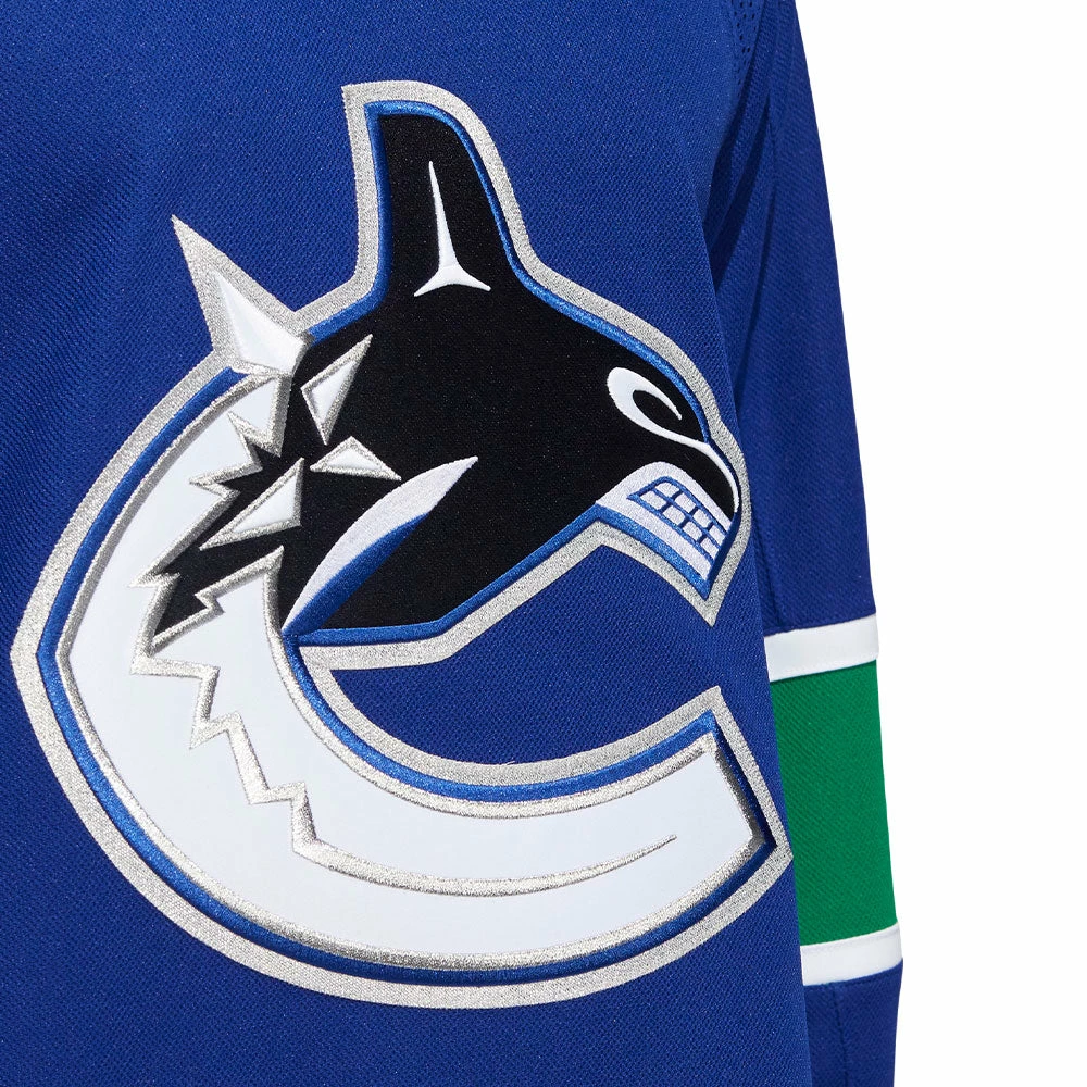 VANCOUVER CANUCKS ADIDAS ADIZERO PRIMEGREEN AUTHENTIC BLUE HOME JERSEY 5 VANCOUVER CANUCKS ADIDAS ADIZERO PRIMEGREEN AUTHENTIC BLUE HOME JERSEY - Image 5