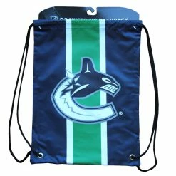 KDI VANCOUVER CANUCKS DRAWSTRING LOGO BAG