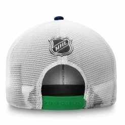 VANCOUVER CANUCKS FANATICS MEN'S AUTHENTIC PRO LOCKER ROOM STRUCTURED ADJUSTABLE MESH HAT -Atlantic Division Shop VANCOUVER CANUCKS FANATICS MEN S AP LOCKER ROOM STRUCTURED ADJUSTABLE MESH HAT BACK