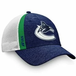 VANCOUVER CANUCKS FANATICS MEN'S AUTHENTIC PRO LOCKER ROOM STRUCTURED ADJUSTABLE MESH HAT -Atlantic Division Shop VANCOUVER CANUCKS FANATICS MEN S AP LOCKER ROOM STRUCTURED ADJUSTABLE MESH HAT RIGHT