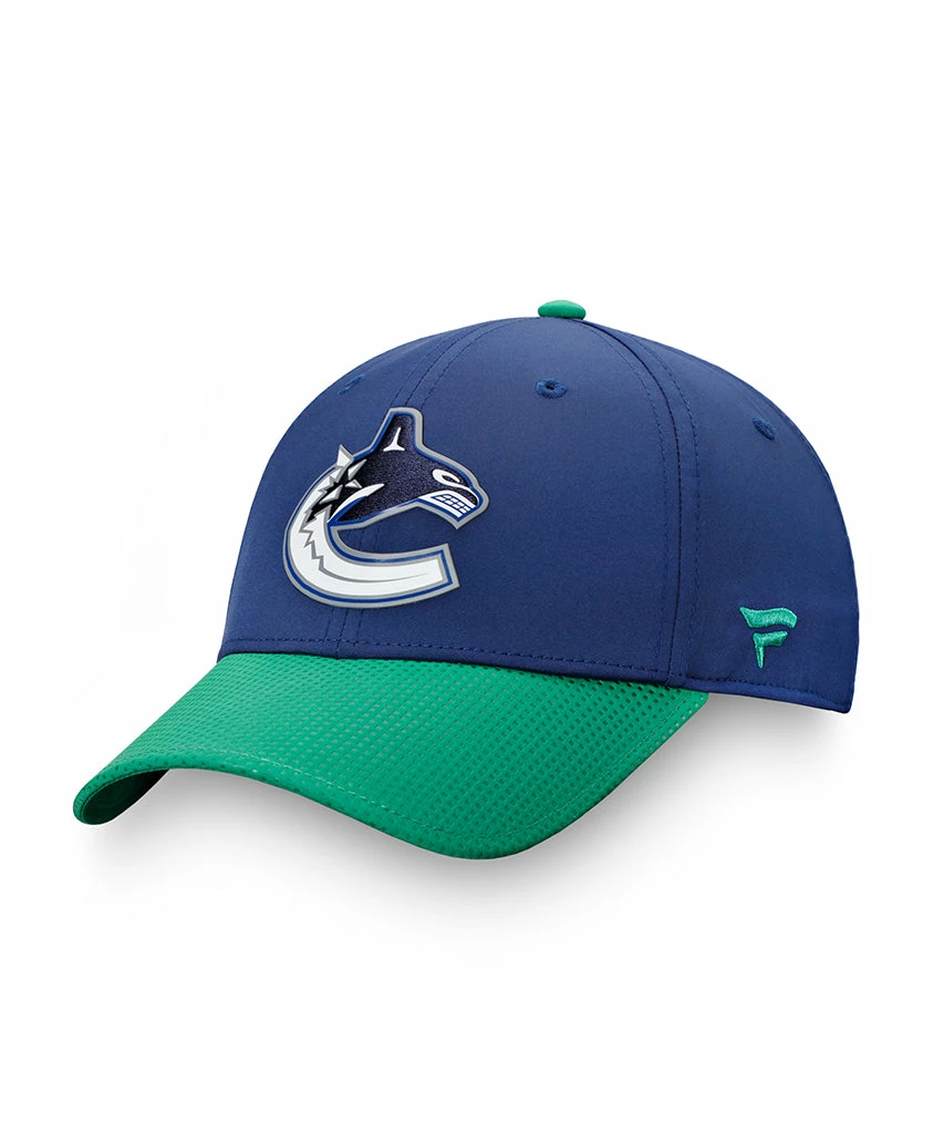 VANCOUVER CANUCKS FANATICS MEN'S AUTHENTIC PRO 2019 NHL DRAFT HAT 1 VANCOUVER CANUCKS FANATICS MEN'S AUTHENTIC PRO 2019 NHL DRAFT HAT
