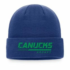 VANCOUVER CANUCKS FANATICS MEN'S AUTHENTIC PRO LOCKER ROOM CUFF BEANIE TOQUE