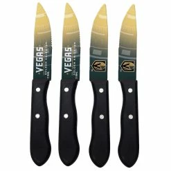 The Sports Vault VEGAS GOLDEN KNIGHTS 4 PIECE STEAK KNIFE SET